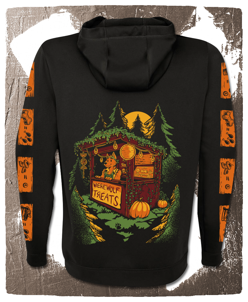 Werewolf Treats - Zip Hoodie